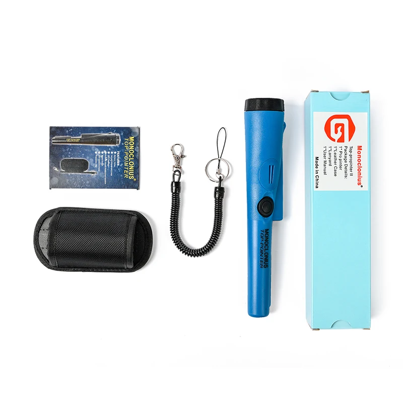 8cm detection blue Оранжевый/черный/красный/синий промышленный металлоискатель Золотой металлоискатель контактный указатель ручной металлоискатель - Цвет: 8cm detection blue