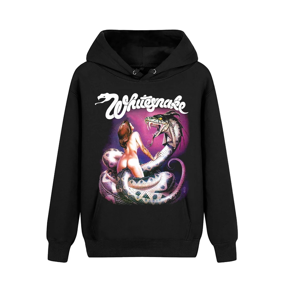 5 видов конструкций Винтаж Whitesnake Band пуловер со змеиным рисунком Толстовка Рок рокер красивое мягкое теплое тяжелое толстовка с металлическии заклепками sudadera в стиле «панк» из флиса