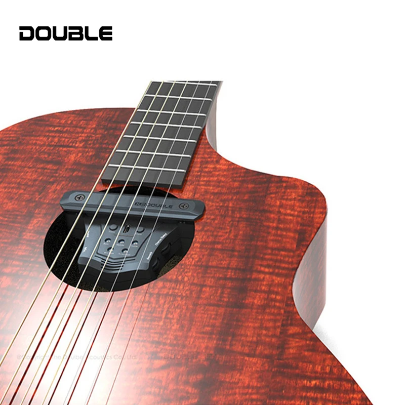 X2 DOUBLE G0 Акустическая гитара звукосниматель магнитные датчики свободное открытие встроенный реверберации хор задержка эффект же частота