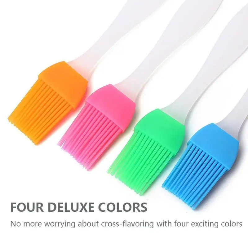Silicone Basting Brush High Heat Resisting Liquid Oil Honey BBQ Utensil Safety Kitchen Cooking Tools Accessories | Дом и сад