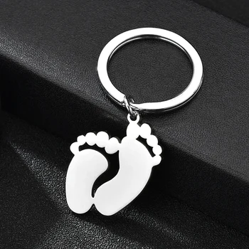 

Personalized Keychain Customized For Car Pet Children Key Rings Logo Plate Number Anti-lost Keyrings Detachable Key Ring Chain