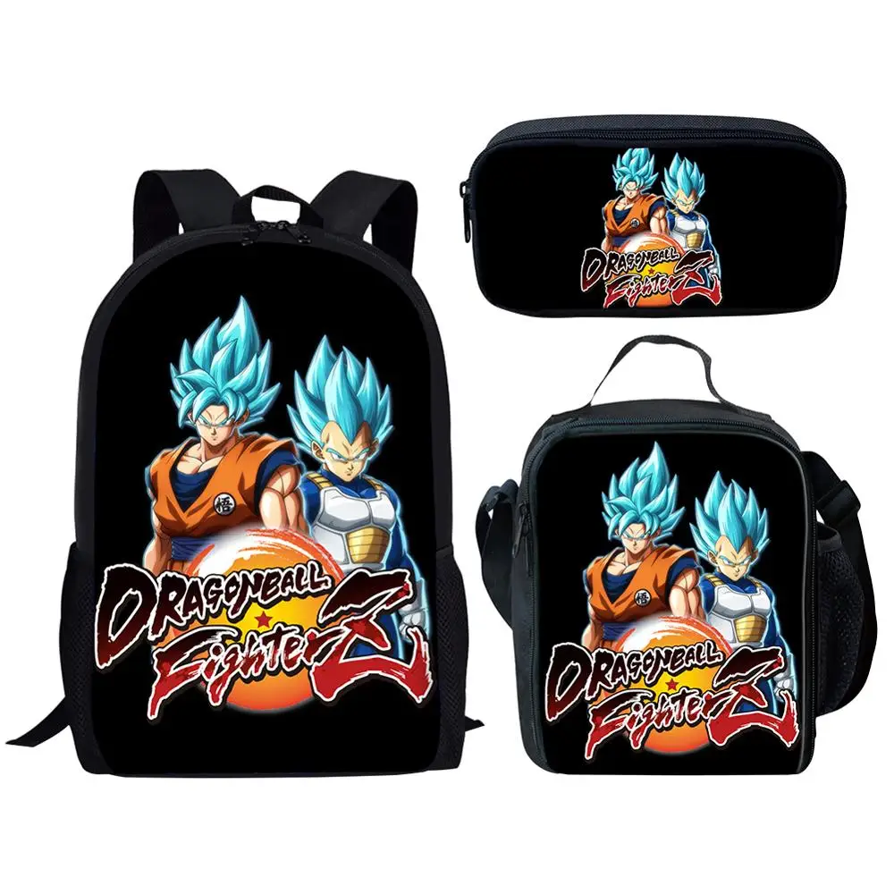 Dragon Ball Super Saiyan All Son Goku Printing Backpack Student School Book Bag