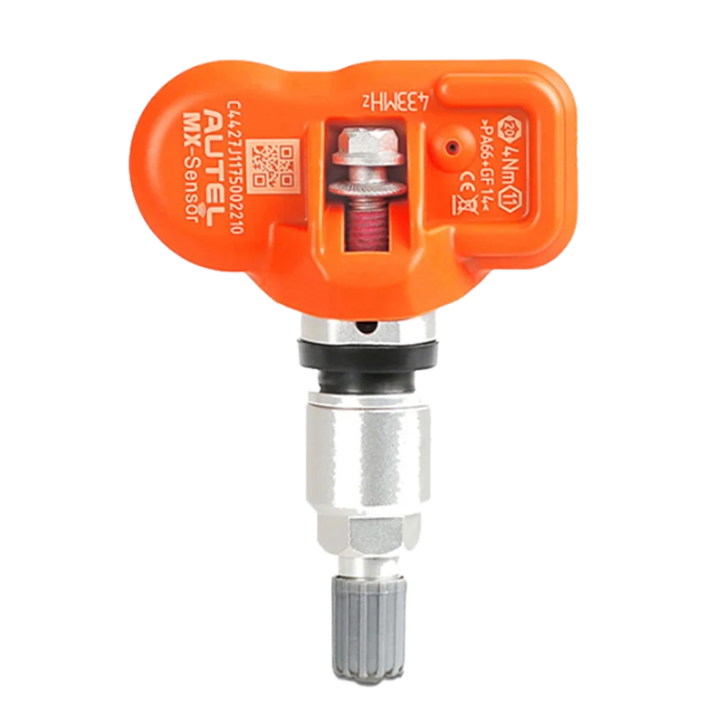 Autel-Sensor MaxiTPMS de 433 MHZ, medidor de presión de neumático de coche, mx-sensor, 433 MHz, programador Universal, able por Autel TPMS