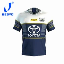 RESYO для North Queensland Cowboys Home/Out Футболка для регби, спортивная рубашка, S-5XL