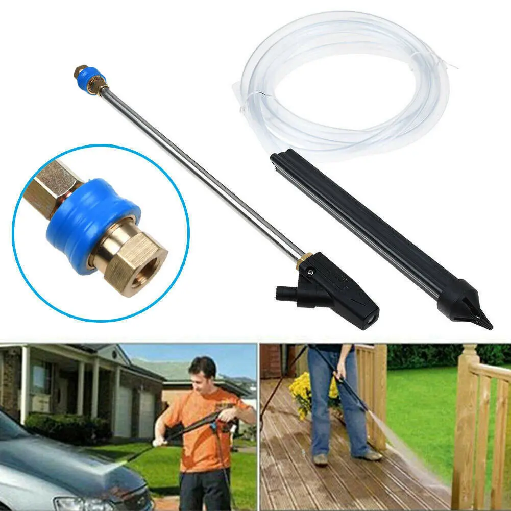 

OLEVO High Pressure Water Gun Foam lance Jet Car Washing Wand Nozzle Sprayer Watering Spray Sprinkler Rust Removal Cleaning Tool