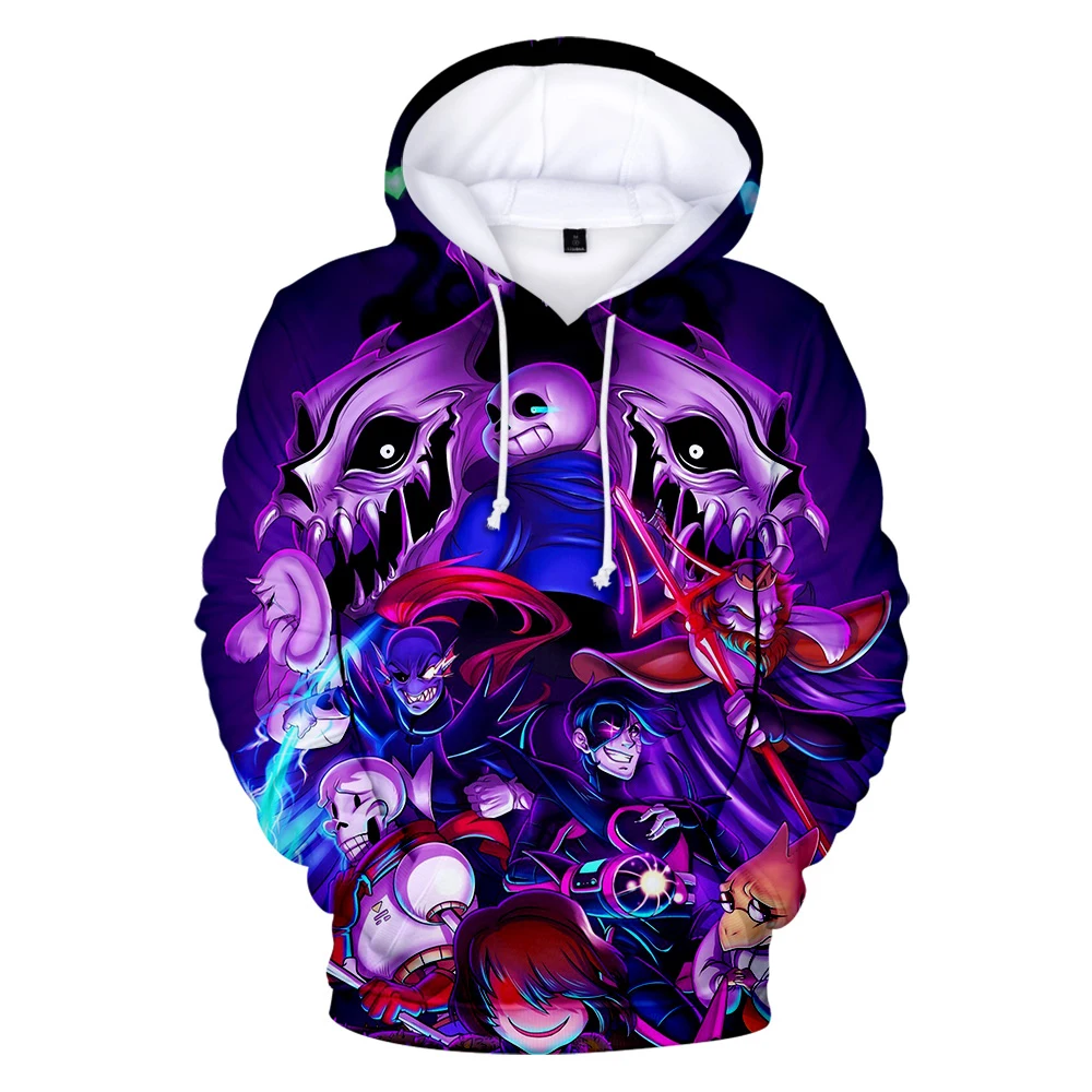  Game Undertale 3D Hoodies Cartoon Anime Print Hoodies Men Women Fashion Casual Funny Sweatshirts Au