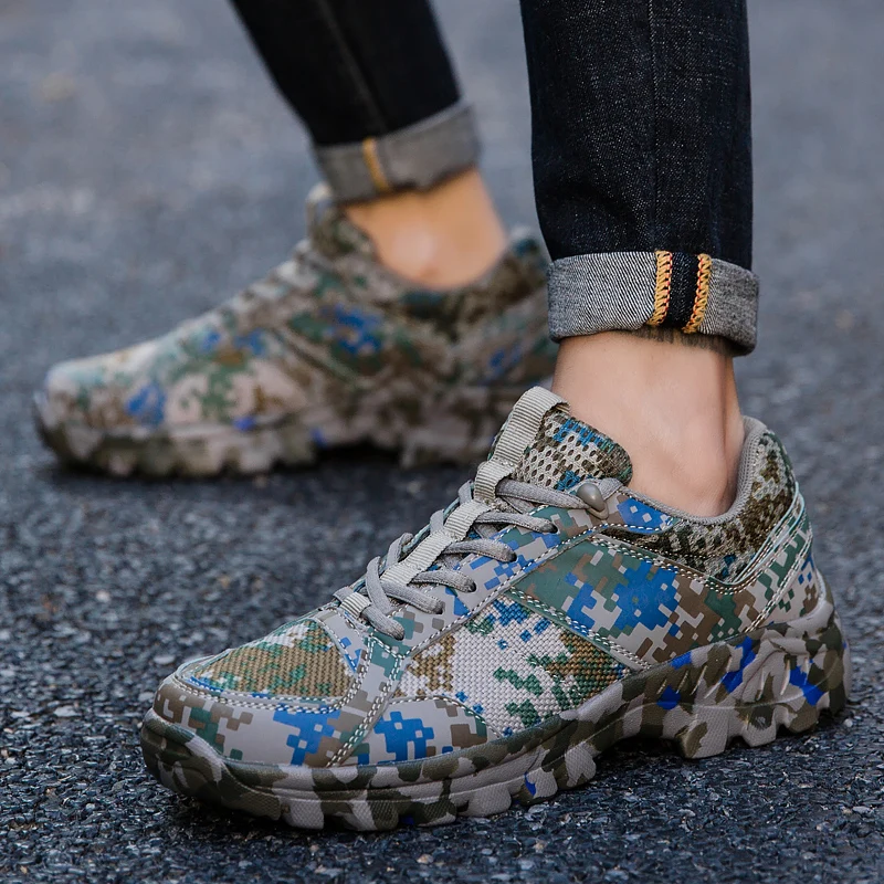 2020 Brand Mens Army Running Shoes Military Sport Sneakers For Men Outdoor Lightweight Sport Shoes