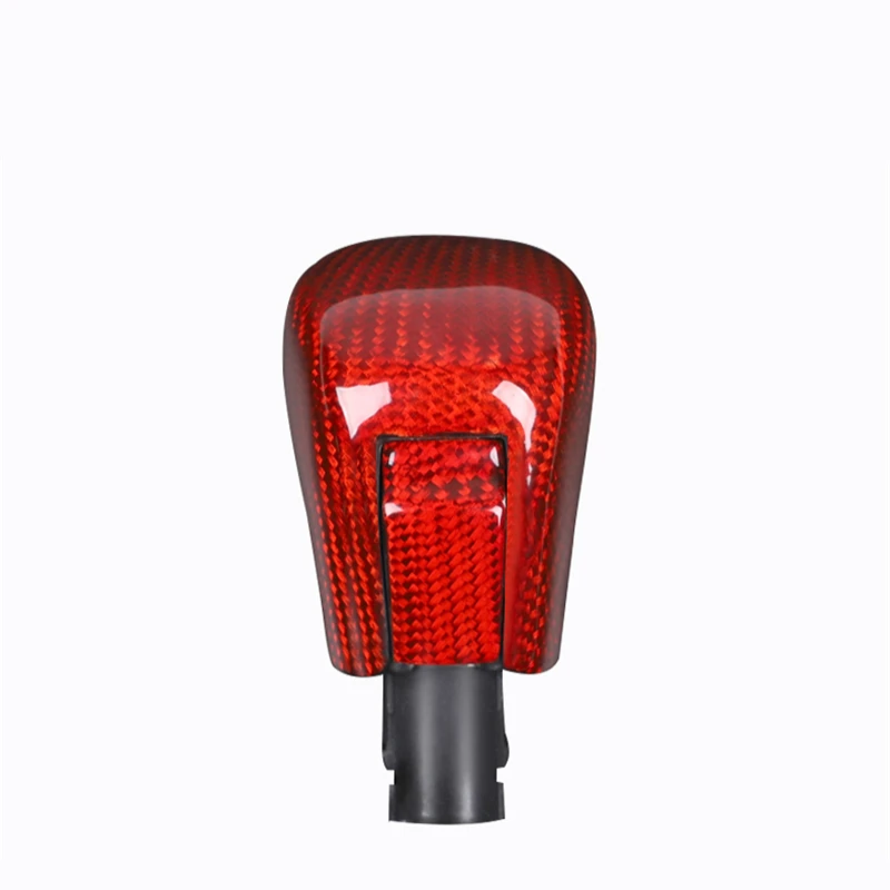 Головной убор из углеродного волокна для 10 поколения Civic carbon fiber shifting head 16 для Civic Auto gear interior - Название цвета: Red