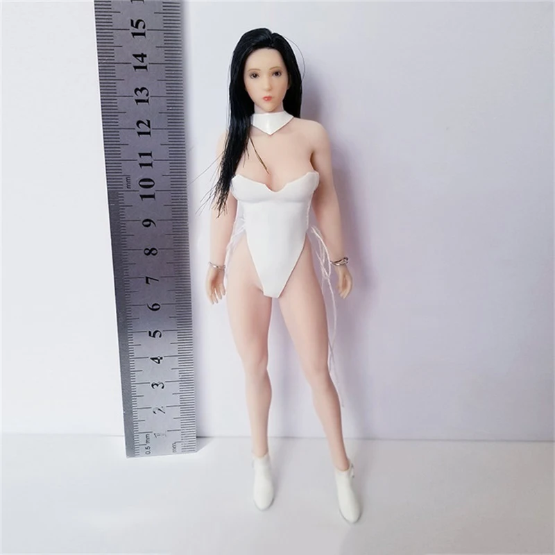 

In Stock Scale 1/12 Soldier Female Model Sexy Swimsuit High Heels Leather Clothing Movable Doll For Ph Clothing Clothes Accesso