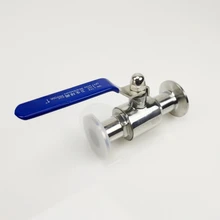 Санитарный трехзажимной шаровой клапан 1/" 3/4" " 1-1/4" 1," 2" Из Нержавеющей Стали Пивоваренный шаровой клапан для домашнего пивоварения