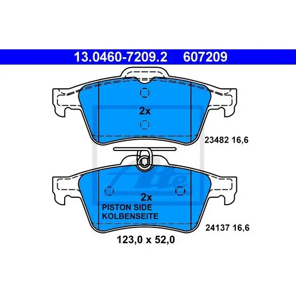 Колодки дисковые задние Jaguar S-Type/XF/XJ 4.2/5.0/3.0/D/2.7D 0