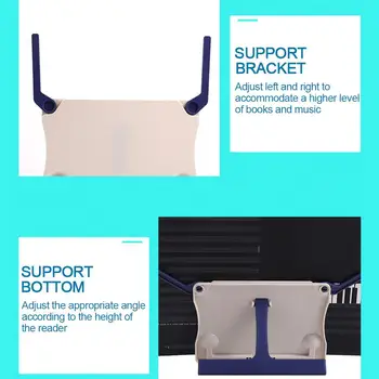 

Durable ABS Home Document Book Stand Plate Support Stationery Office Music Stand Storage Metal Convenient Creative Bookend