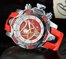 INVICTA Reloj de pulsera con diseño de calavera para hombre y mujer, cronógrafo de cuarzo con diseño de Calavera, deportivo, informal, clásico, de lujo, a la moda, regalo, 2022