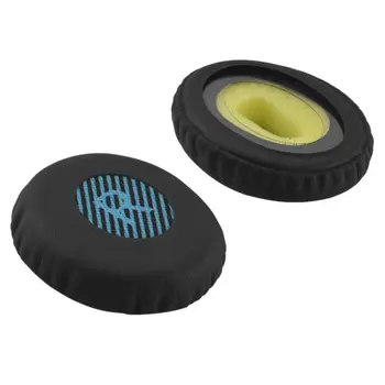 

On-Ear OE2, OE2i Headphone Replacement Ear Pad / Ear Cushion / Ear Cups / Ear Cover / Earpads Repair Parts (Black-Blue Mesh)
