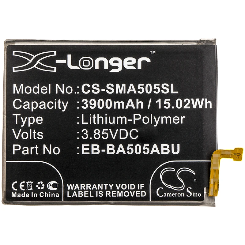 Cameron sino 3900 мА/ч, батарея для SAMSUNG Galaxy A50 Galaxy A50 SM-A505 SM-A505F/DS SAMSUNG EB-BA505ABN EB-BA505ABU GH82-192