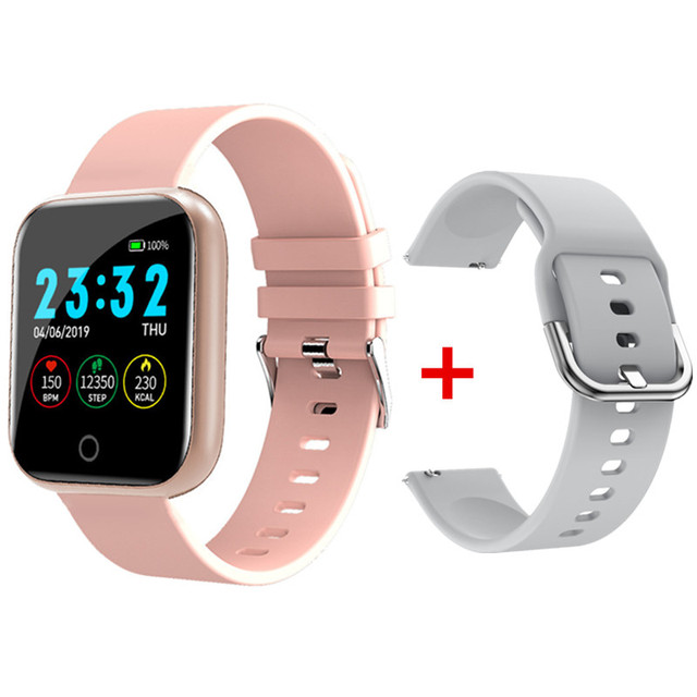 Watch for Women Men Fitness Tracker Square Smartwatch Electronics Sport Wrist Watch For Android IOS Reloj Inteligente