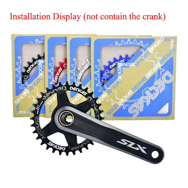 Bike Chainring Bike Crank Bicycle Parts Deckas 96bcd Round Mountain bicycle Chainring BCD 96mm 32/34/36/38T Crown Plate Parts For M7000 M8000 M4100 M5100 bike crank