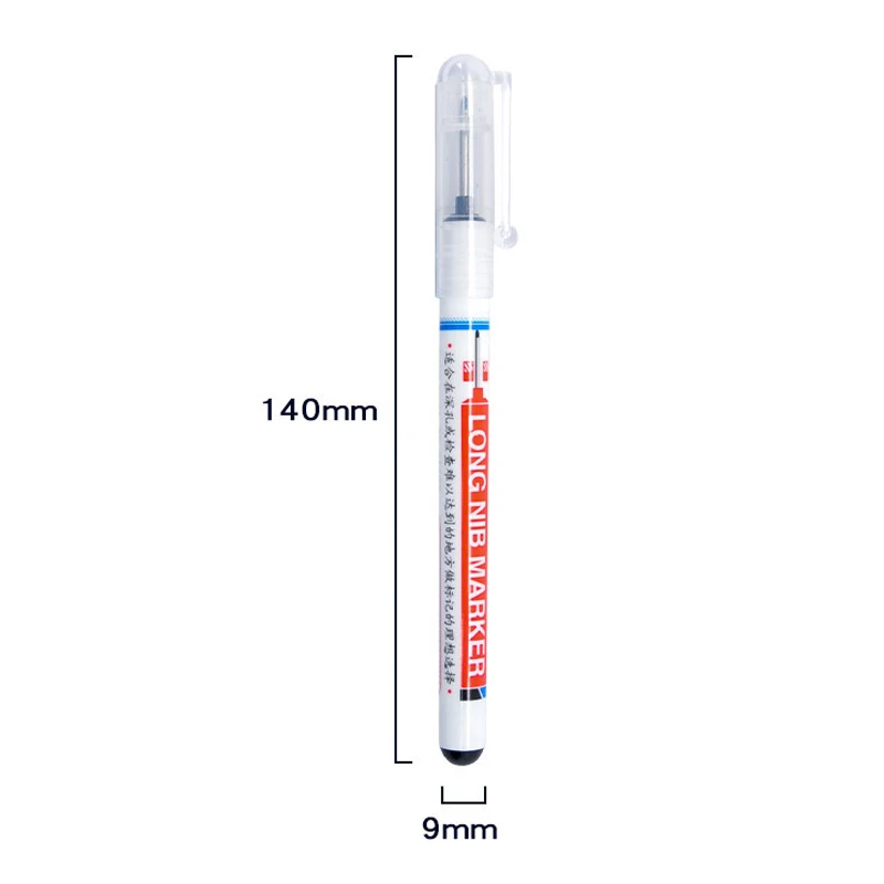 Длинные маркеры для ванной комнаты, деревообрабатывающие украшения, многоцелевые маркеры с глубоким отверстием, TN99
