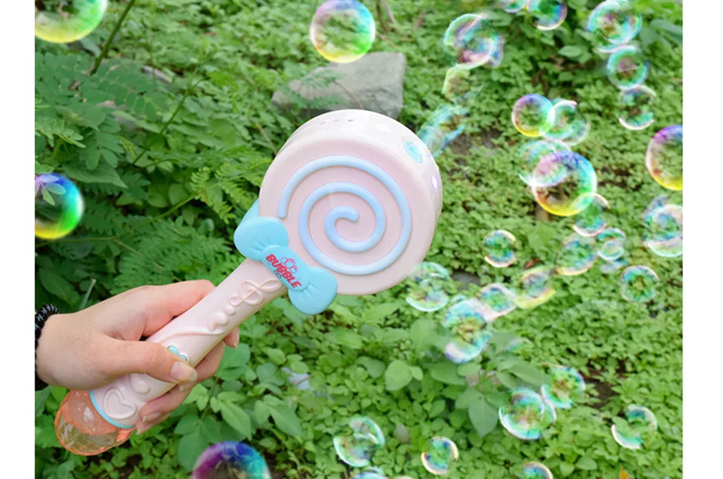 Образование для детей Веселые Обучающие игрушки для детей Bubble Автоматическая музыка пузырчатая машина воздуходувка летняя уличная игрушка W909