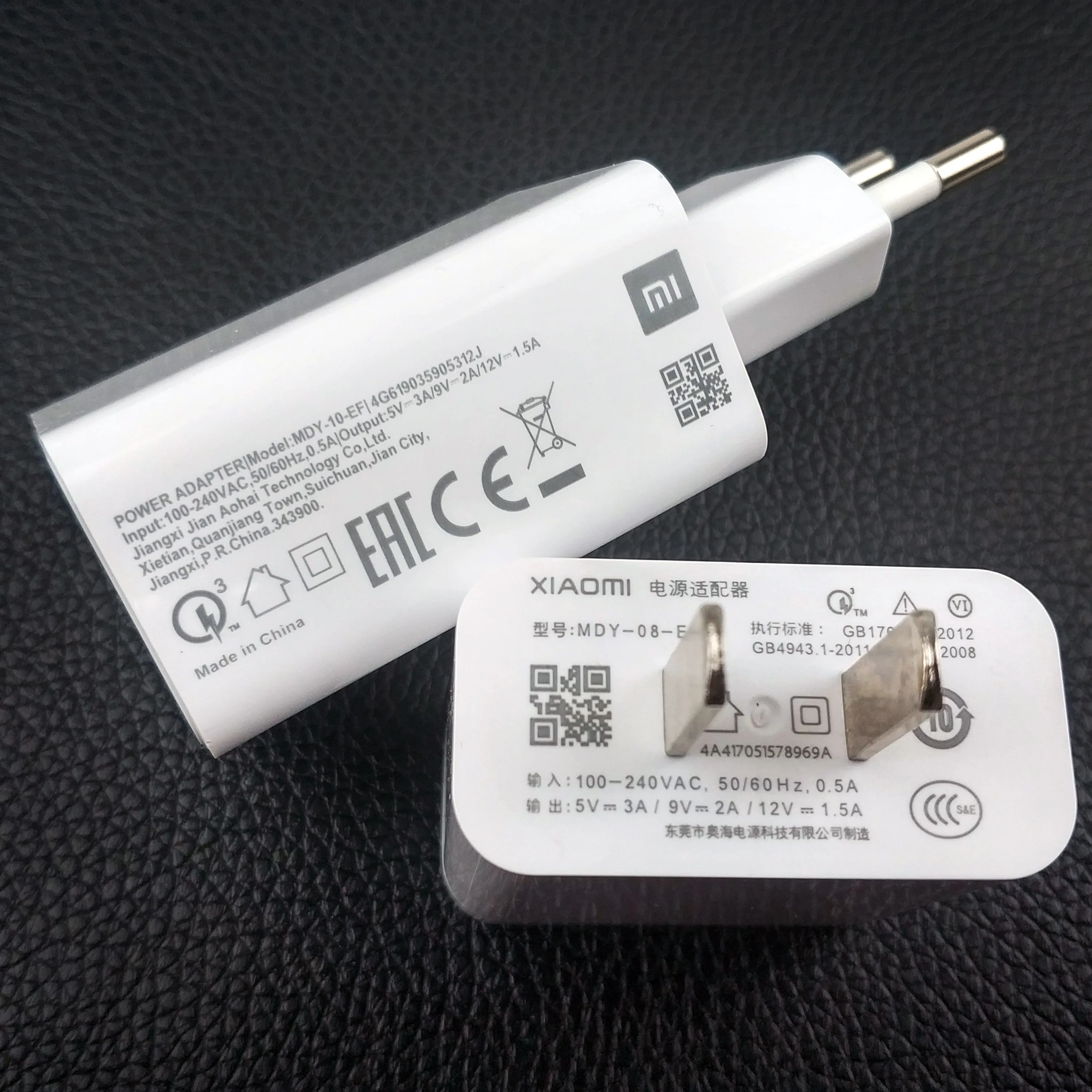 Xiaomi быстрое зарядное устройство, QC3.0, usb type-c кабель адаптер для путешествий для mi A3 A2 A1 mi x 3 2s Red mi 8 8a note 7 8 K20 pro