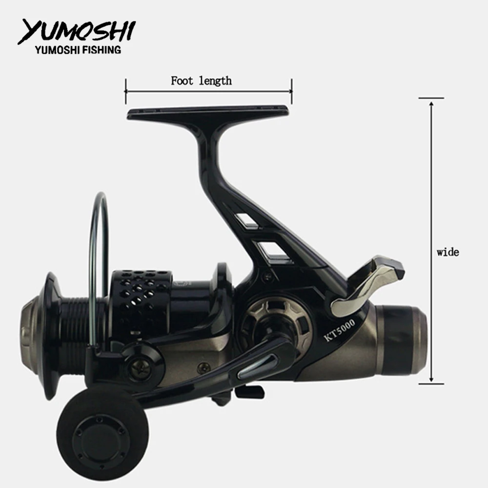 New Double Brake Fishing Reel 3000-8000 series reel Carp Fishing Feeder Spinning Reel Spinning wheel type fishing wheel KT