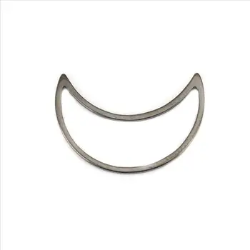 

10 PCs Doreen Box Stainless Steel Frame Connectors Geometric Cross Moon Black Hollow Connector For Jewelry Making Accessories