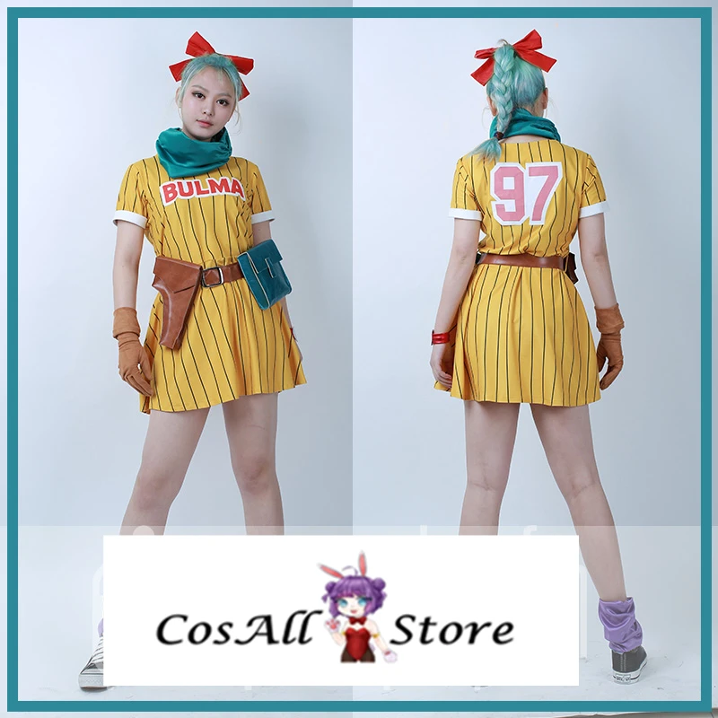 Аниме Жемчуг дракона Косплей Bulma Косплей Костюм