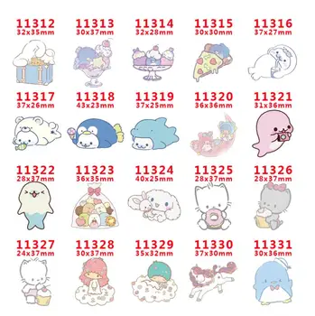 

Kawaii Resin for Hair Bows Snack cartoon character flat back planar resin Crafts for DIY Phone Decorations .FQ11312-11311
