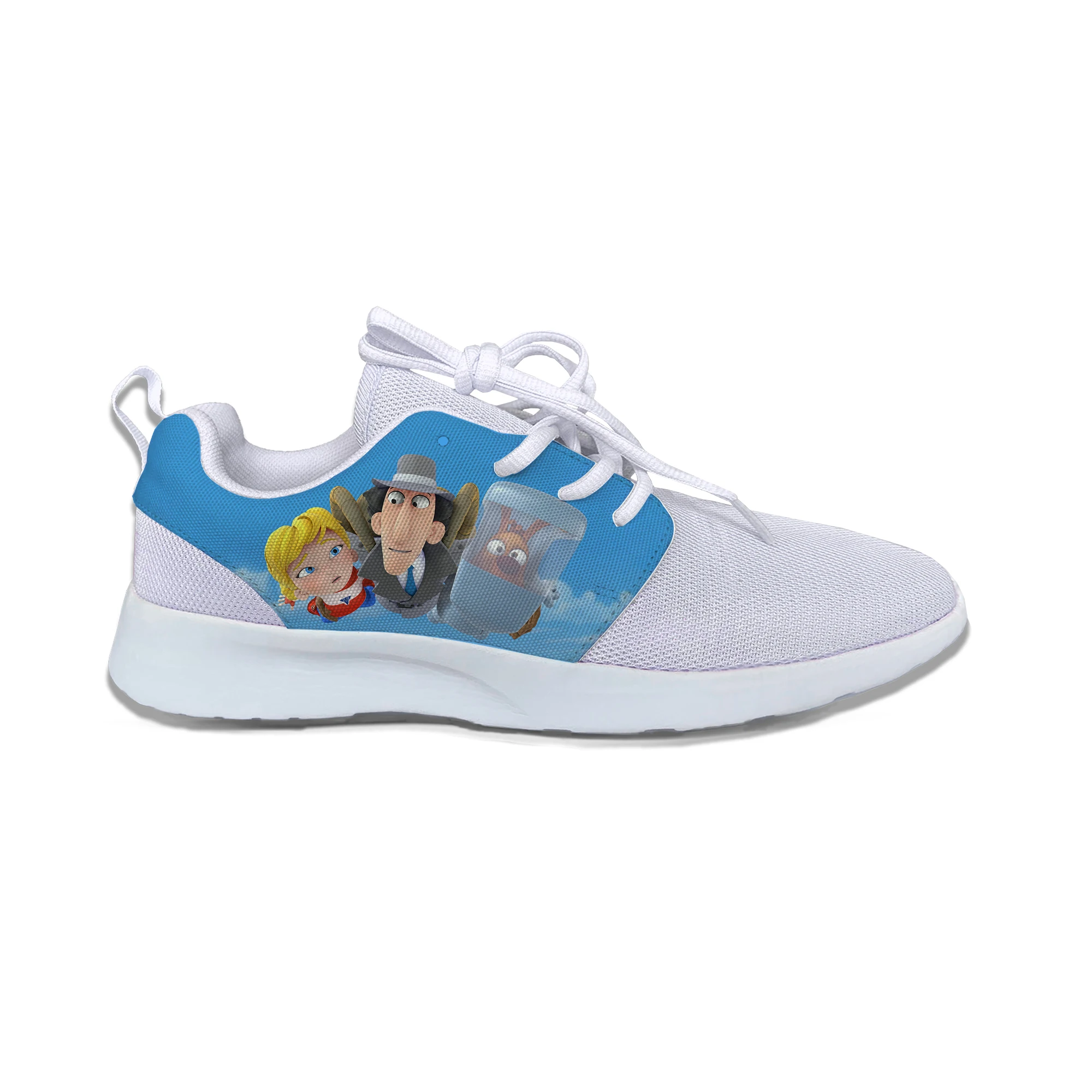 

Cartoon Gadget Inspector Hot Cute Funny Kids Sport Running Shoes lovely Casual Breathable 3D Printing Sneakers Gift Boys Girls
