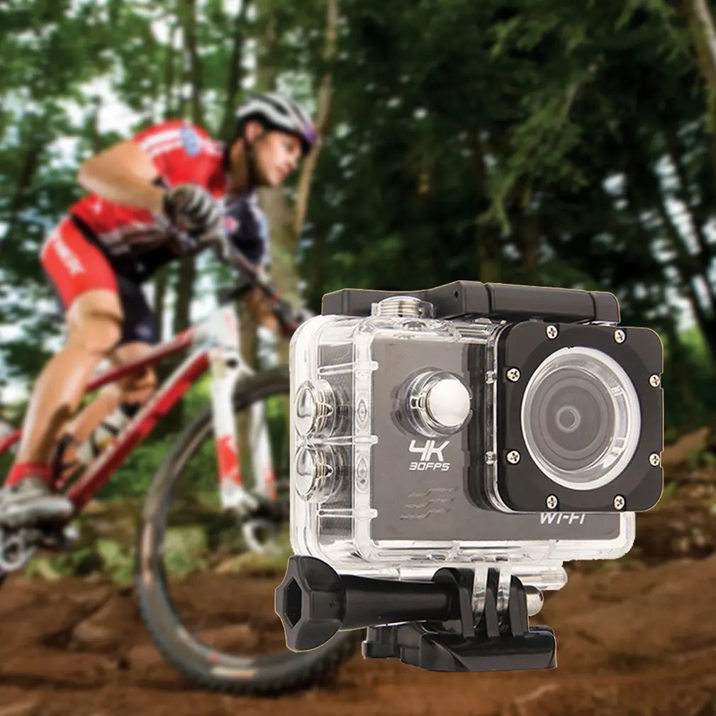 Wifi Экшн-камера Ultra HD 4K 30fps 16MP 170D 1080P спортивный мини-видеорегистратор 30M Go Водонепроницаемая профессиональная камера Экстремальная спортивная видеокамера
