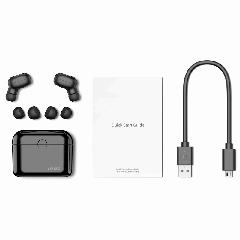 FFYY-KELODO S590 TWS 5,0 Bluetooth наушники 3D стерео беспроводные наушники тяжелый бас высокое качество звука