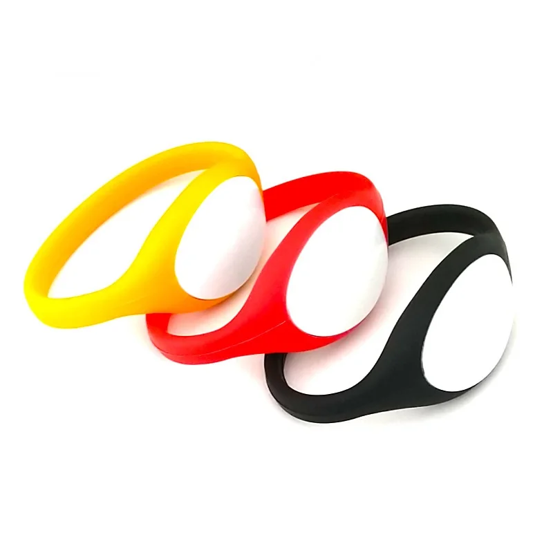 1pcs random-C 125 кГц EM4305 Перезаписываемый RFID браслет силиконовый браслет копия карты контроля доступа 1 шт случайный цвет - Цвет: 1pcs random-C