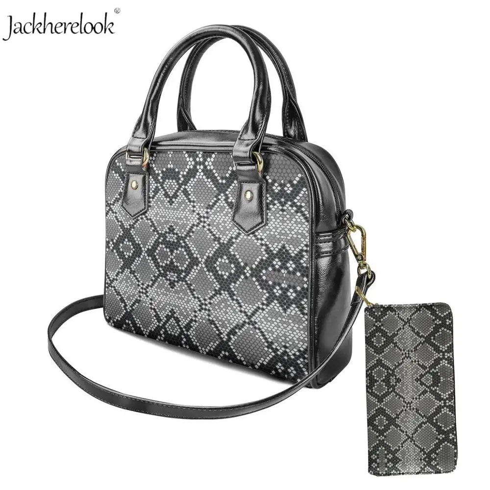 snakeskin luggage set