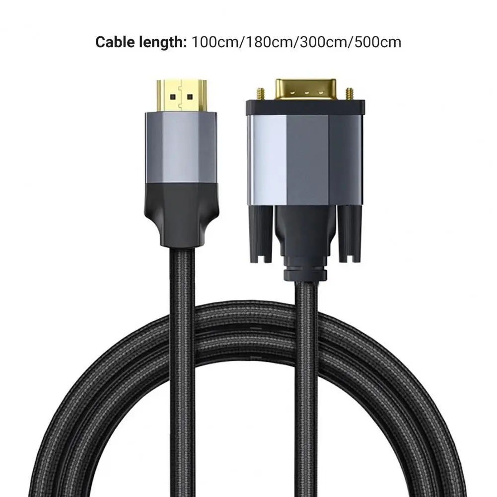 1/1.8/3/5 м HDMI-совместимый с VGA-адаптером кабель портативная высокая четкость широкая