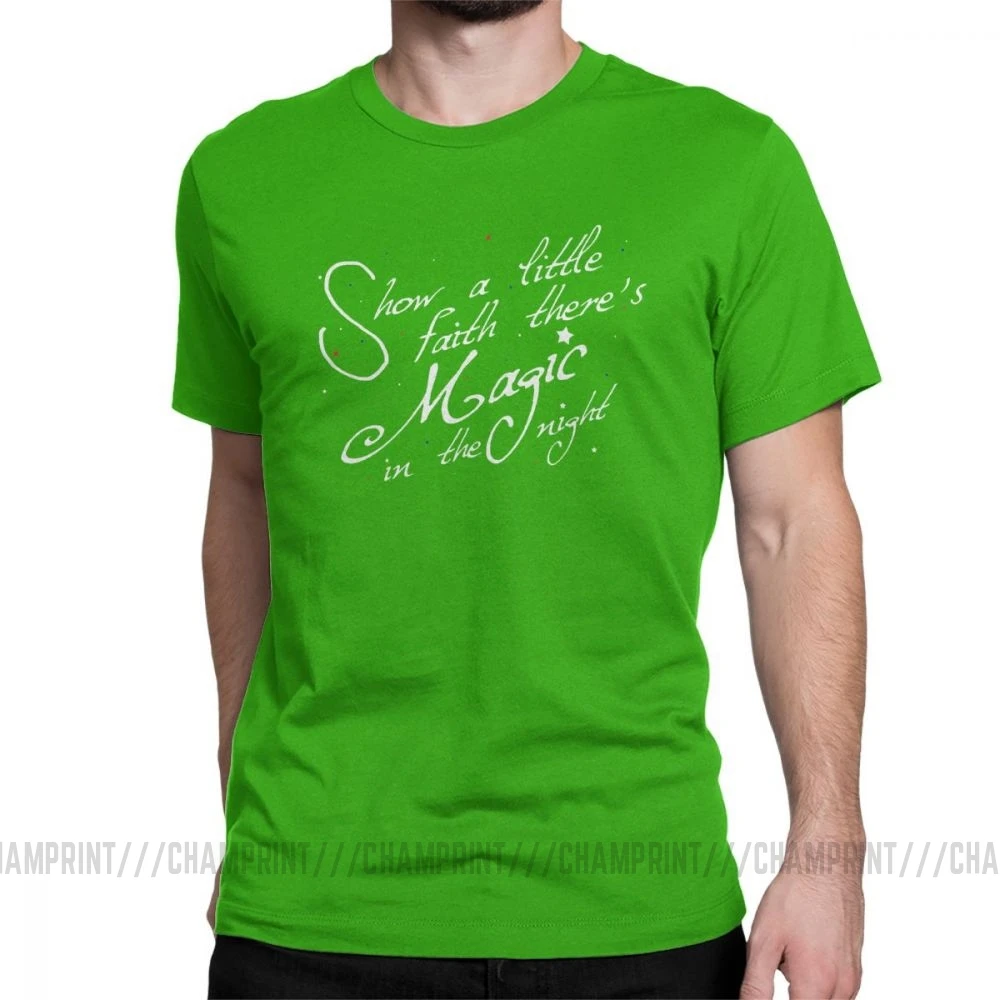 Мужская футболка Magic In The Night Thunder Road, Винтажная футболка с круглым вырезом и коротким рукавом, хлопковые футболки, Подарочная футболка - Цвет: Зеленый