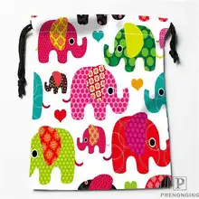 Пользовательские печати слон(1) сумки для покупок на шнурках дорожный мешочек для хранения плавать Туризм игрушка сумка унисекс мульти Size18-12-31-04