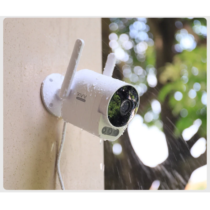 Xiaovv-cámara panorámica para exteriores, videocámara de vigilancia IP de 1080P, inalámbrica, WiFi, alta definición, visión nocturna, funciona con la aplicación Mijia