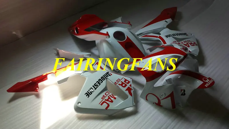 Инжекторный комплект для HONDA CBR600RR F5 03 04 CBR 600 RR CBR 600 RR CBR 600 2003 2004 красные, белые Обтекатели Кузов+ подарки HC39