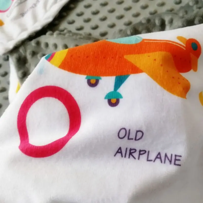 Baby blanket Infants Newborn Coral Velvet Bean Blanket Baby Air Conditioning Thin Quilt