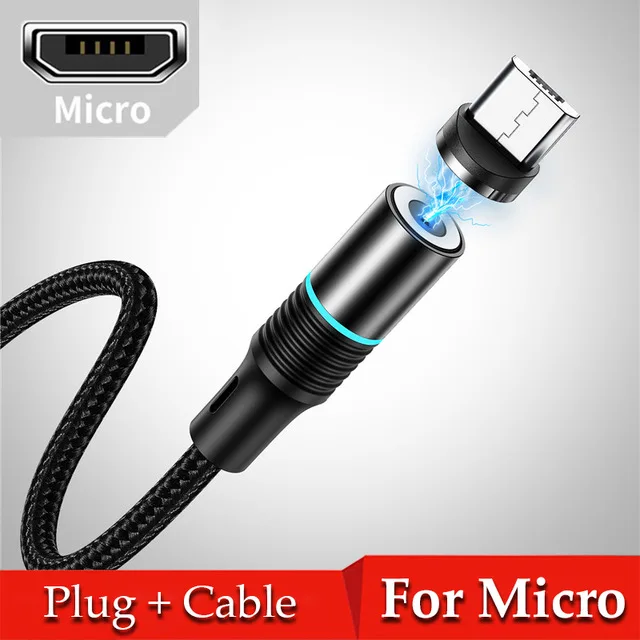 1/2/3M 3A Magnetic Charger Micro USB-C Type C Cables Fast Charging USB Cable Magnetic Charging Cable for Huawei iPhone Data Cord 5v 3a usb c