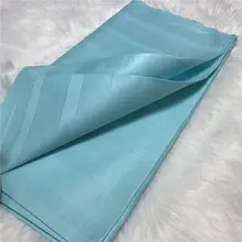 5 ярдов Африканский Аква Цвет Atiku кружева 5 ярдов в штуке для мужчин Ткань atiku