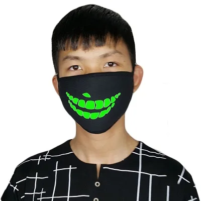 1Pc Cotton Anti-Dust Face Mouth Mask Fluorescent Earloop Fashion Windproof Cover - Color: K15