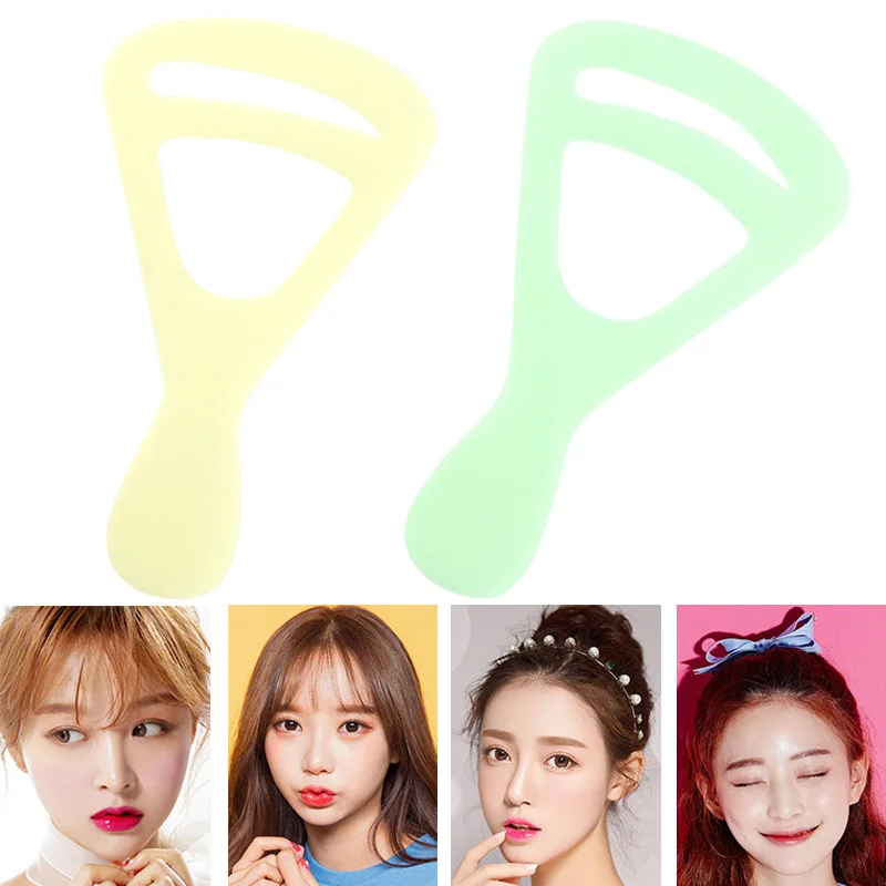 

2 Pcs Eyebrow Stencils Reusable Eye Brow Shaping Template Drawing Guide Card DIY Makeup Tools V9-Drop