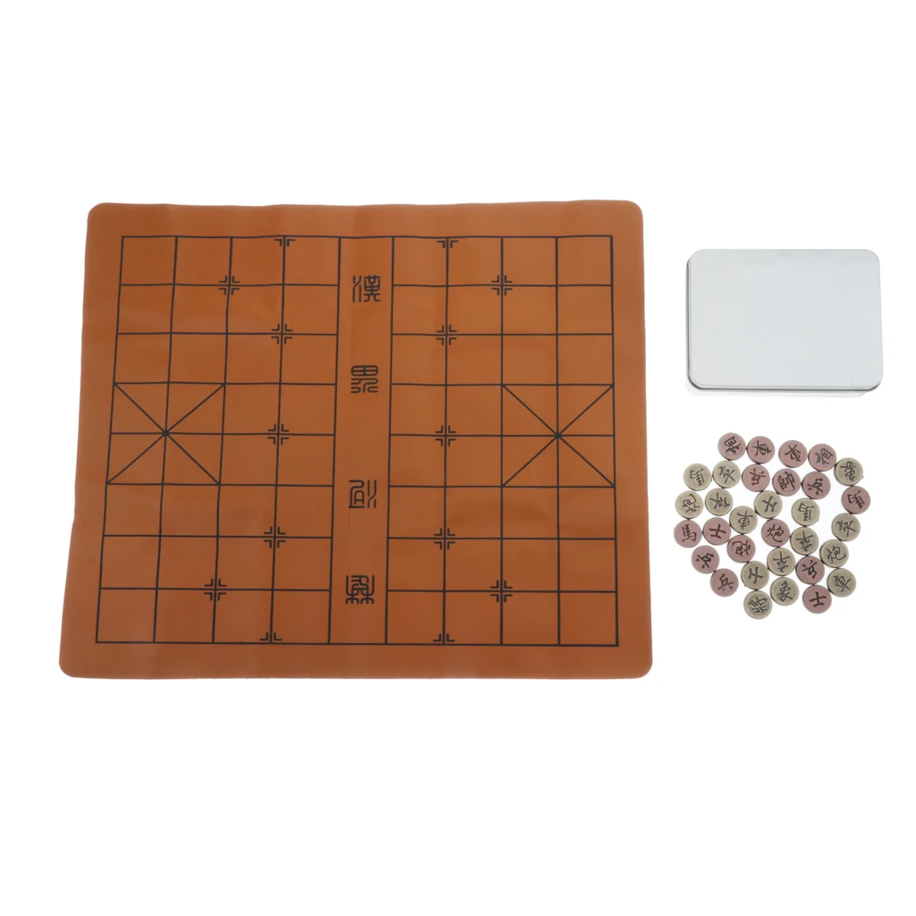 Xiangqi Chinese Chess Board Folding Portable Funny Board Game For Travel Chess Sets AliExpress
