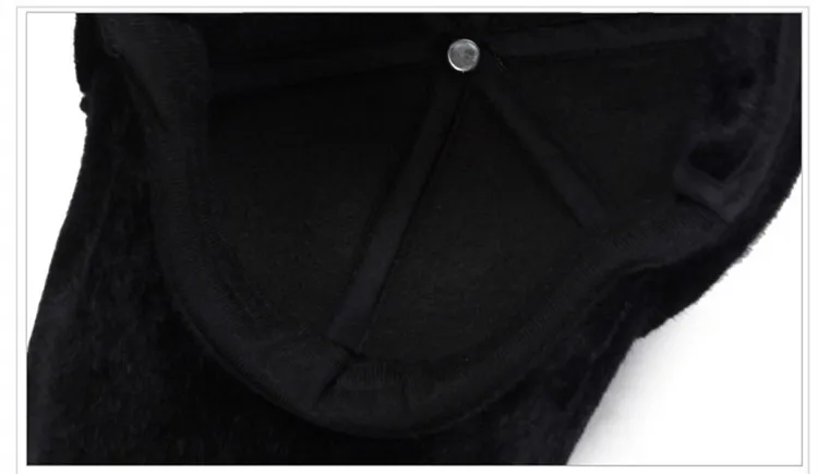 Лиам зимняя бейсбольная Кепка из искусственного меха Snapback уличная модная теплая шапка для папы с ушками черный, серый