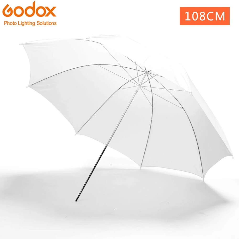 

Godox 43" 108cm White Soft Diffuser Studio Photography Translucent Umbrella for Studio Flash Strobe Lighting