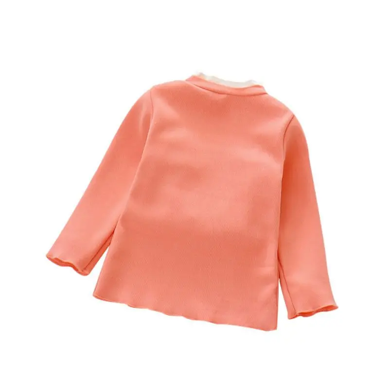Winter Kid Baby Girl Long Sleeve Cartoon Cute Thicken Tops Casual Blouse Baby Girls Clothes