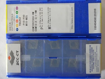 

10pc ZCC carbide insert CCMT09T304 -HM YBG202 CCMT09 CCMT turning tool CCMT09T304-HM for medium cut of steel and stainless steel