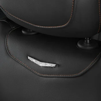 

4PCS Car Seat back V logo decoration diamond stickers for Cadillac XT4 XT5 XTS XT6 CT6 ATS SRX Interior accessories