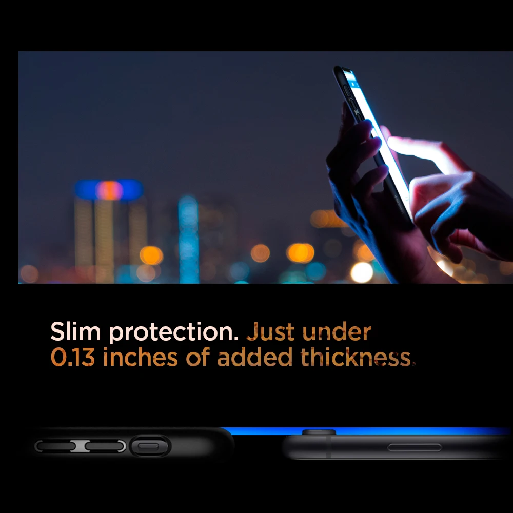 Spigen жидкий воздух матовый черный мягкий ТПУ Легкий Подходит противоскользящие чехлы для iPhone XR